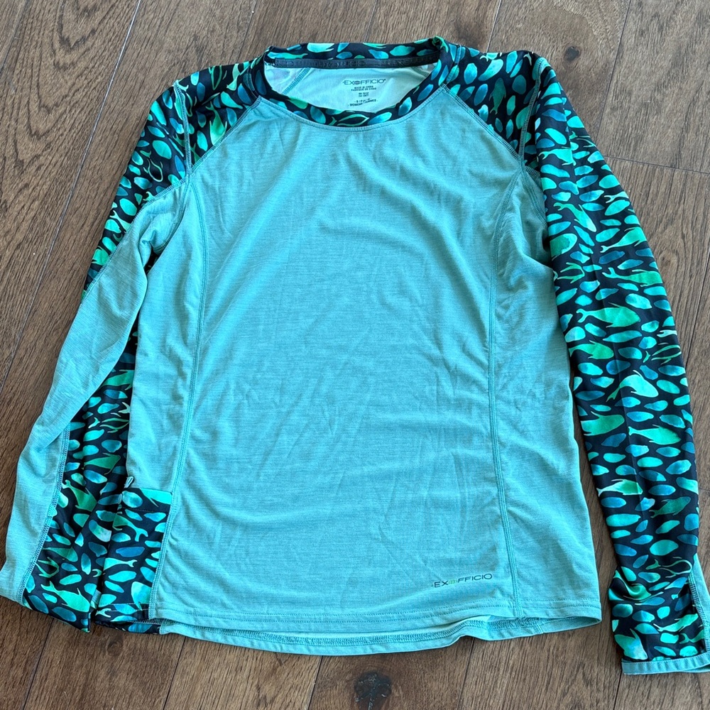 Exofficio Women's Green Shark Activewear Shirt